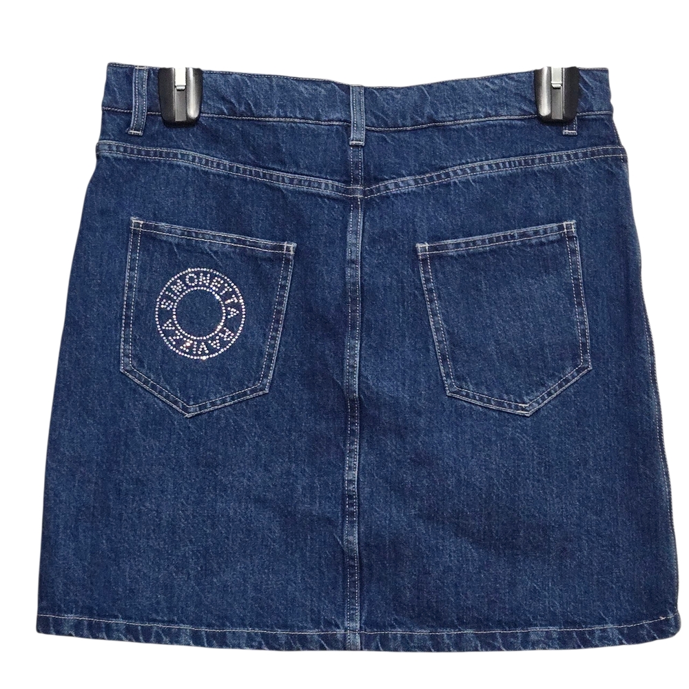 Simonetta Ravizza Chic Denim Skirt Large